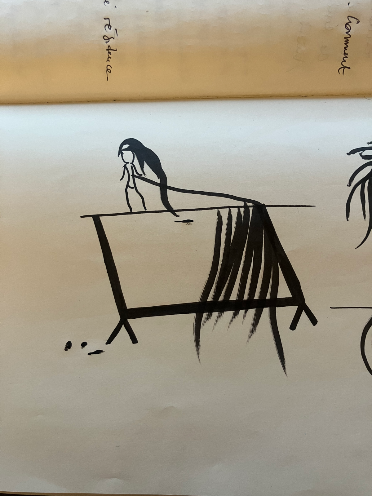 4 - Croquis de recherche pour la structure du fi